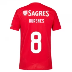 Koszulka Piłkarska SL Benfica Aursnes #8 2024-25 Domowa Męska