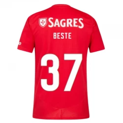 Koszulka Piłkarska SL Benfica Beste #37 2024-25 Domowa Męska