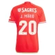 Koszulka Piłkarska SL Benfica J. Mario #20 2023-24 UCL Domowa Męska