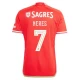 Koszulka Piłkarska SL Benfica Neres #7 2023-24 UCL Domowa Męska