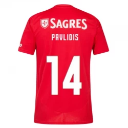 Koszulka Piłkarska SL Benfica Pavlidis #14 2024-25 Domowa Męska