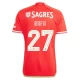 Koszulka Piłkarska SL Benfica Rafa #27 2023-24 UCL Domowa Męska