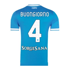 Koszulka Piłkarska SSC Napoli Buongiorno #4 2025-26 Domowa Męska