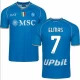 Koszulka Piłkarska SSC Napoli Elmas #7 2023-24 Domowa Męska