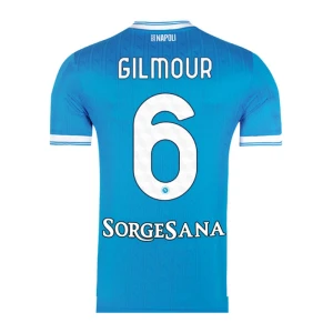 Koszulka Piłkarska SSC Napoli Gilmour #6 2025-26 Domowa Męska