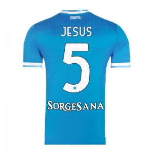 Koszulka Piłkarska SSC Napoli Jesus #5 2025-26 Domowa Męska