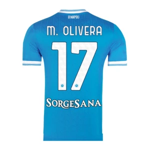 Koszulka Piłkarska SSC Napoli M. Olivera #17 2025-26 Domowa Męska