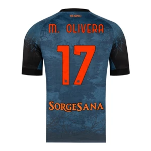 Koszulka Piłkarska SSC Napoli M. Olivera 17 Halloween 2025-26 Domowa Męska