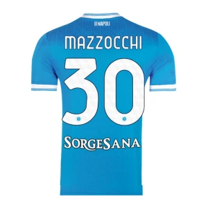 Koszulka Piłkarska SSC Napoli Mazzocchi #30 2025-26 Domowa Męska