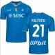 Koszulka Piłkarska SSC Napoli Politano #21 2023-24 Domowa Męska