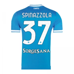 Koszulka Piłkarska SSC Napoli Spinazzola #37 2025-26 Domowa Męska