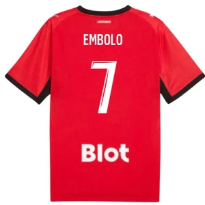 Koszulka Piłkarska Stade Rennais FC Embolo #7 2026-27 Domowa Męska