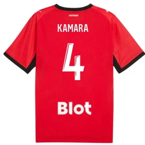 Koszulka Piłkarska Stade Rennais FC Kamara #4 2026-27 Domowa Męska