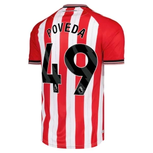Koszulka Piłkarska Sunderland AFC Poveda #49 2025-26 Domowa Męska
