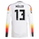 Koszulka Piłkarska Thomas Müller #13 Niemcy Mistrzostwa Europy 2024 Domowa Męska Długi Rękaw