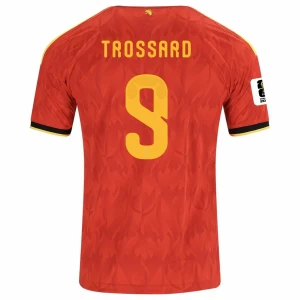 Koszulka Piłkarska Trossard #9 Belgia Mistrzostwa Świata 2026 Domowa Męska
