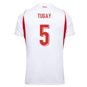 Koszulka Piłkarska Tugay #5 Turcja Mistrzostwa Świata 2026 Wyjazdowa Męska