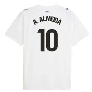 Koszulka Piłkarska Valencia CF A. Almeida #10 2025-26 Domowa Męska