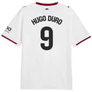 Koszulka Piłkarska Valencia CF Hugo Duro #9 2026-27 Domowa Męska