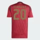 Koszulka Piłkarska Vermeeren #20 Belgia Mistrzostwa Europy 2024 Domowa Męska