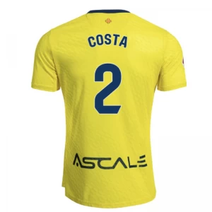 Koszulka Piłkarska Villarreal CF Costa #2 2025-26 Domowa Męska