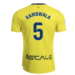 Koszulka Piłkarska Villarreal CF Kambwala #5 2025-26 Domowa Męska