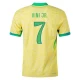 Koszulka Piłkarska Vini Jr #7 Brazylia Copa America 2024 Domowa Męska