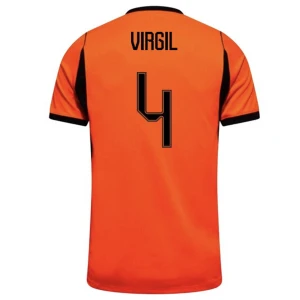 Koszulka Piłkarska Virgil van Dijk #4 Holandia Mistrzostwa Świata 2026 Domowa Męska
