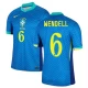 Koszulka Piłkarska Wendell #6 Brazylia Copa America 2024 Wyjazdowa Męska