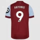 Koszulka Piłkarska West Ham United Antonio #9 2023-24 Domowa Męska