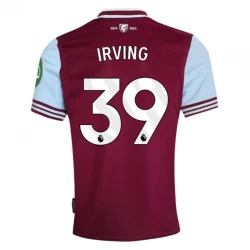 Koszulka Piłkarska West Ham United Irving #39 2024-25 Domowa Męska
