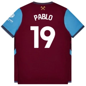 Koszulka Piłkarska West Ham United Pablo #19 2026-27 Domowa Męska