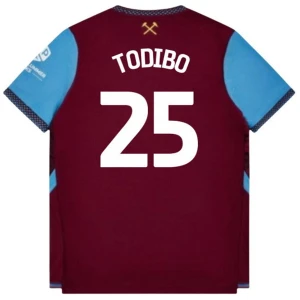 Koszulka Piłkarska West Ham United Todibo #25 2026-27 Domowa Męska