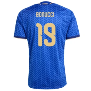 Koszulka Piłkarska Włochy Leonardo Bonucci #19 2026 Domowa Męska