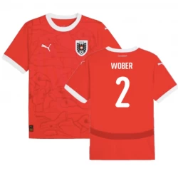 Koszulka Piłkarska Wober #2 Austria Mistrzostwa Europy 2024 Domowa Męska