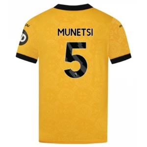 Koszulka Piłkarska Wolverhampton Wanderers Munetsi #5 2025-26 Domowa Męska