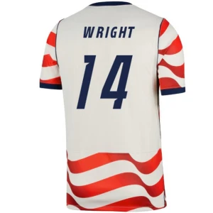 Koszulka Piłkarska Wright #14 USA Mistrzostwa Świata 2026 Domowa Męska