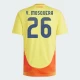 Koszulka Piłkarska Y. Mosquera #26 Kolumbia Copa America 2024 Domowa Męska