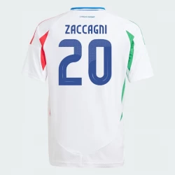Koszulka Piłkarska Zacagni #20 Włochy Mistrzostwa Europy 2024 Wyjazdowa Męska