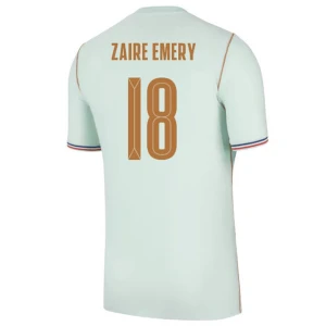 Koszulka Piłkarska Zaire Emery #18 Francja Mistrzostwa Świata 2026 Wyjazdowa Męska