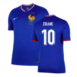 Koszulka Piłkarska Zinédine Zidane #10 Francja Mistrzostwa Europy 2024 Domowa Męska