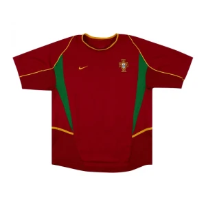Koszulka Portugalia 2002 Mistrzostwa Świata Domowa