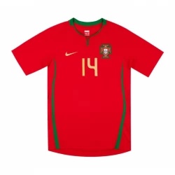Koszulka Portugalia 2008 Mistrzostwa Europy Domowa