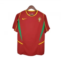 Koszulka Portugalia Retro 2002 Domowa Męska