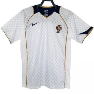 Koszulka Portugalia Retro 2004 Wyjazdowa Męska