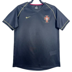 Koszulka Portugalia Retro 2006 Wyjazdowa Męska