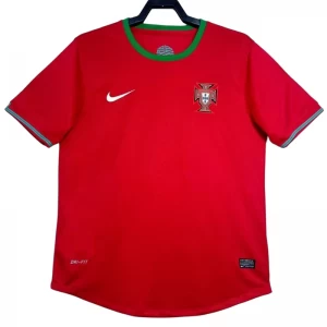 Koszulka Portugalia Retro 2012 Domowa Męska