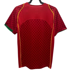 Koszulka Portugalia UEFA Euro Retro 2004 Domowa Męska