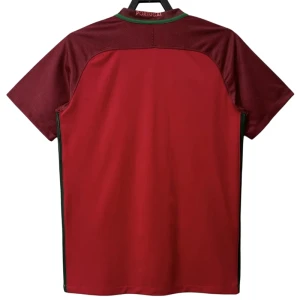 Koszulka Portugalia UEFA Euro Retro 2016 Domowa Męska