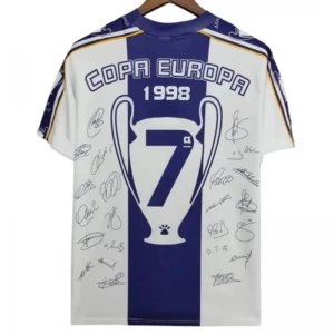 Koszulka Real Madryt Champions League Final Retro 1997-98 Domowa Męska